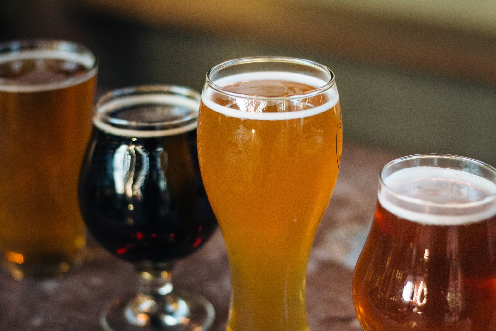 ビールの飲み比べグラス